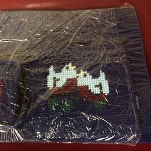Bluebird Placemats, Trivets, and Coasters Set Cute Animals Handmade Home Decor